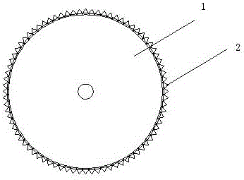 Preparation method for small harvester cutting tool with coating