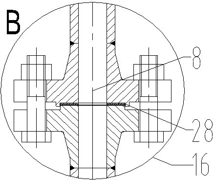 Supersonic gas-solid two-phase flow erosion and wear test device