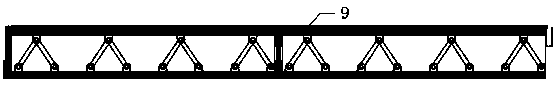 A quick-assembled steel bridge main beam anti-explosion protective plate and its production and assembly method