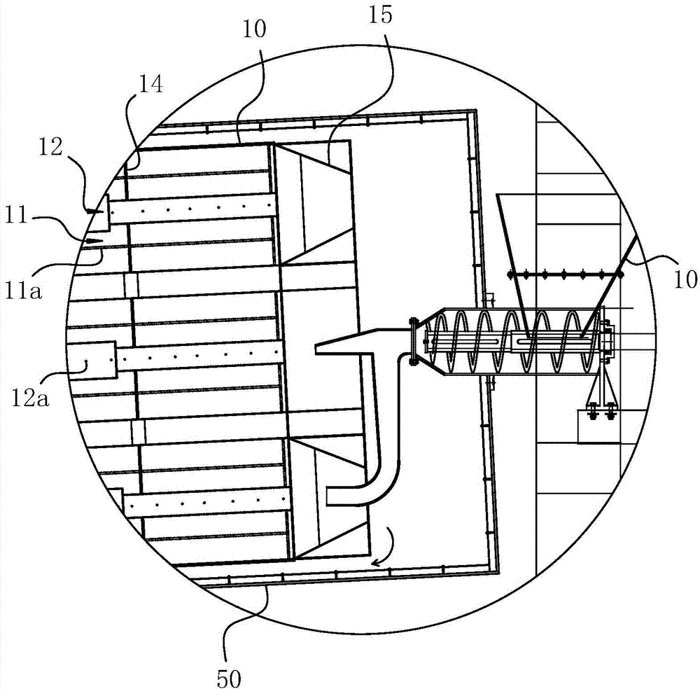 Municipal sludge drying device