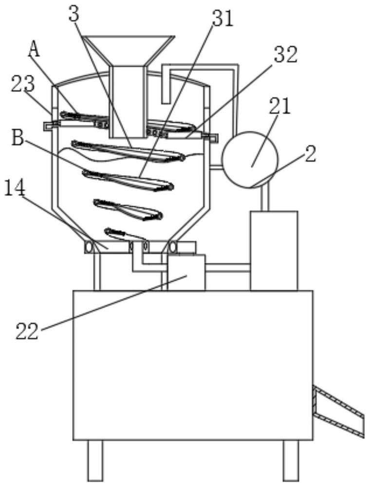 Intelligent automatic flow control feeding system of rice mill