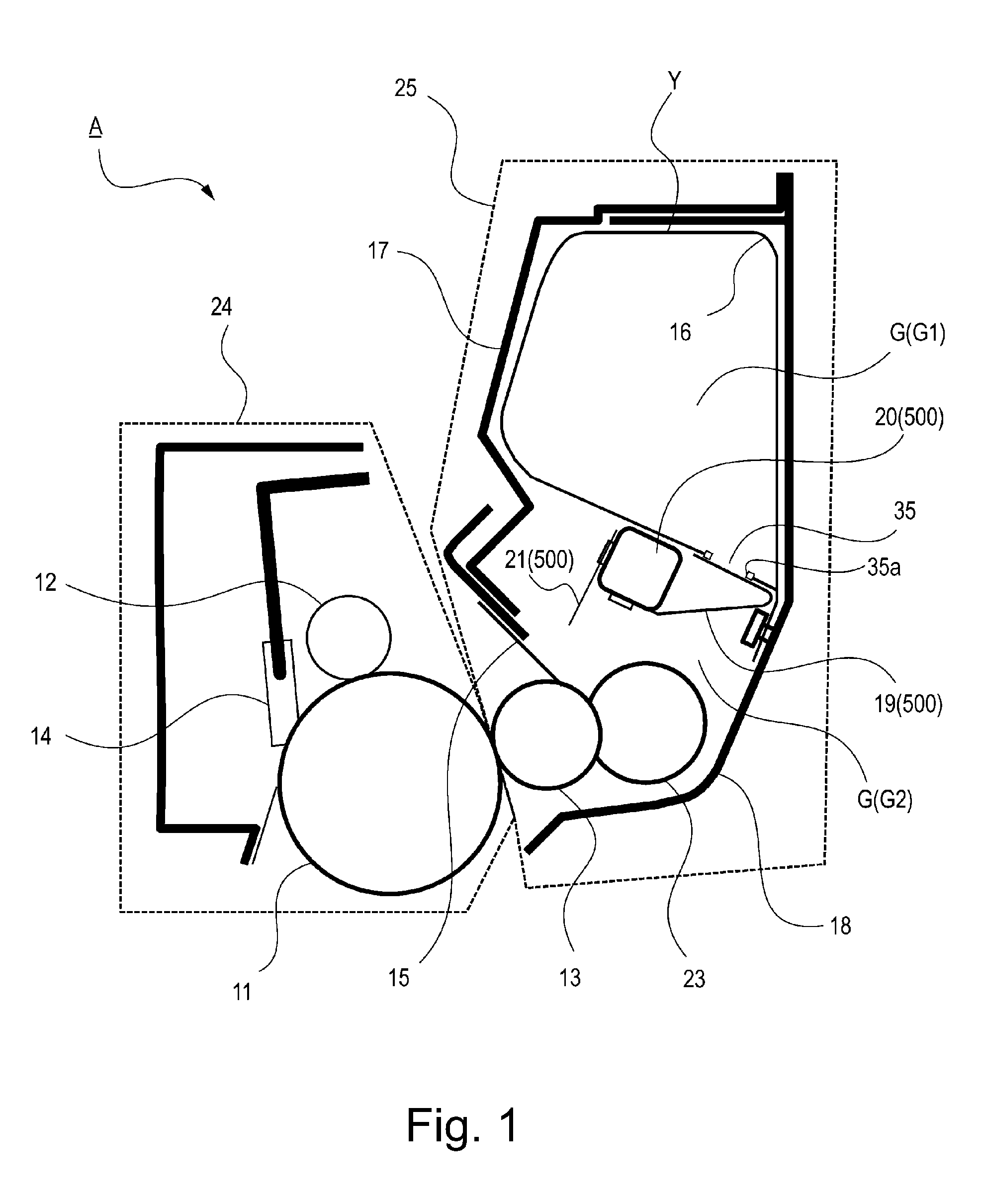 Developer accommodating container, process cartridge and electrophotographic image forming apparatus