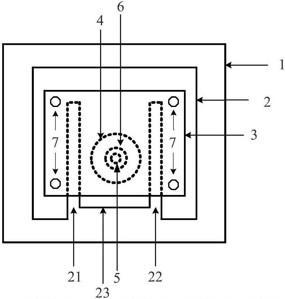 Digital television transmitting antenna based on E-shaped patch