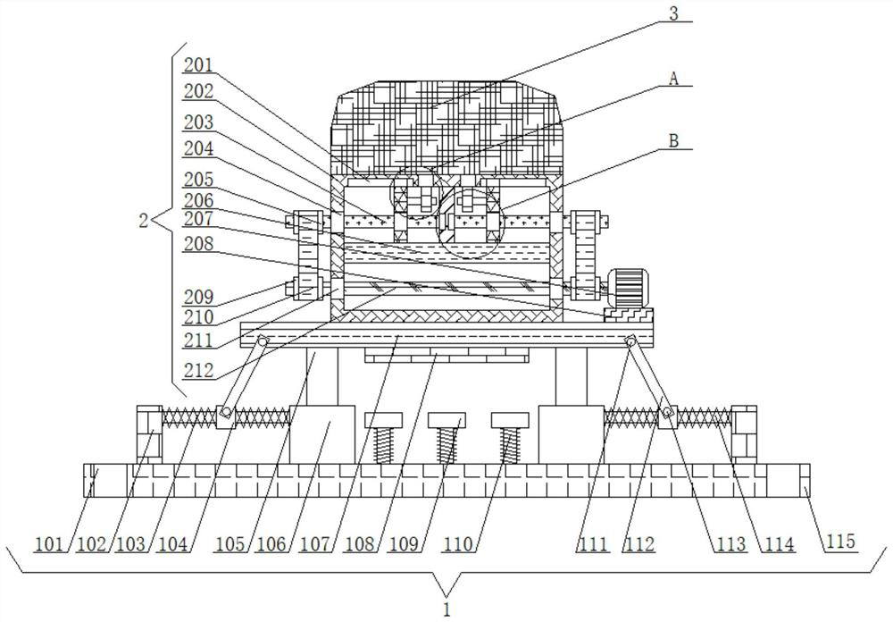 A dual-frequency omnidirectional high-speed rail antenna that is easy to replace