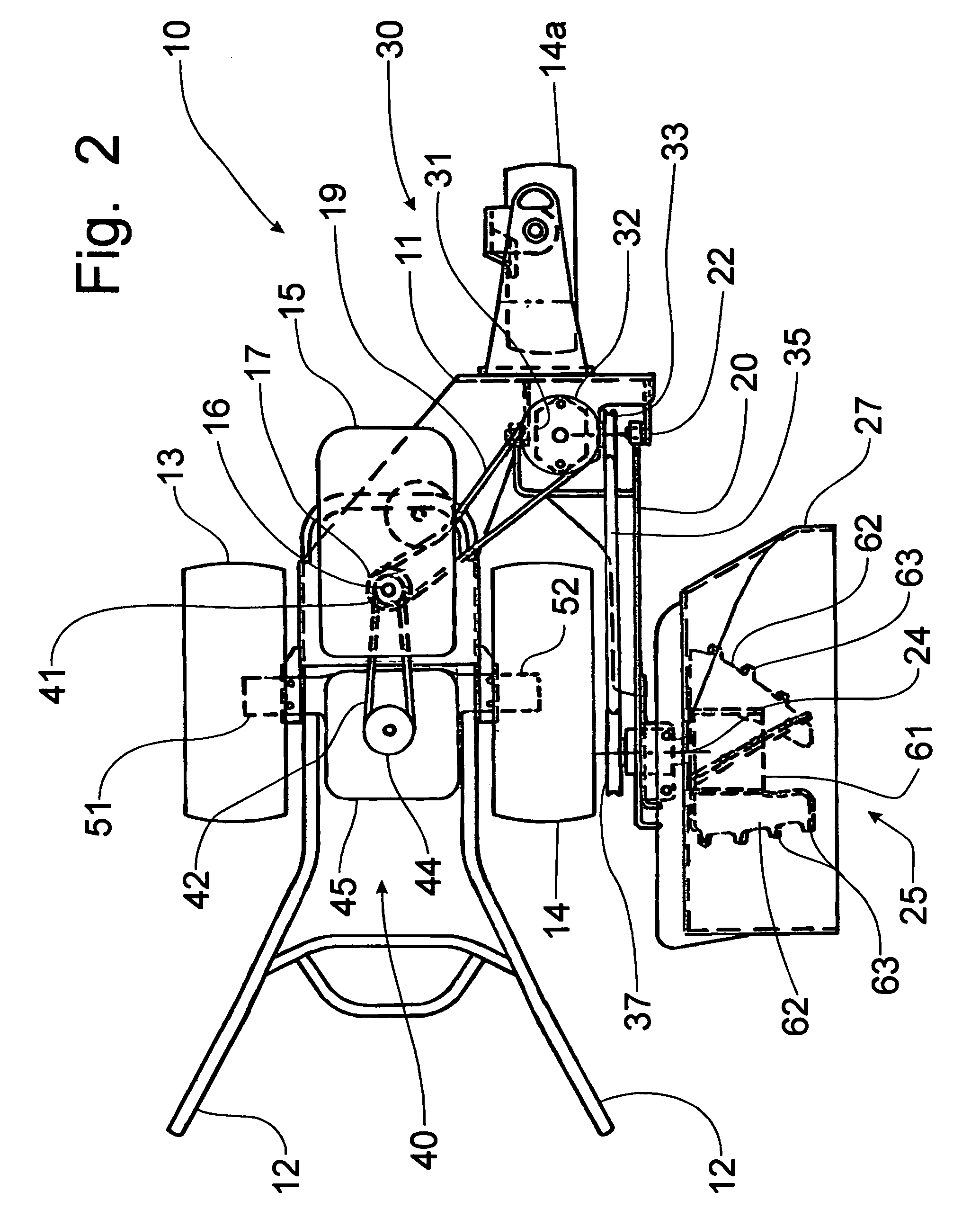 Walk-behind landscape edger/trencher