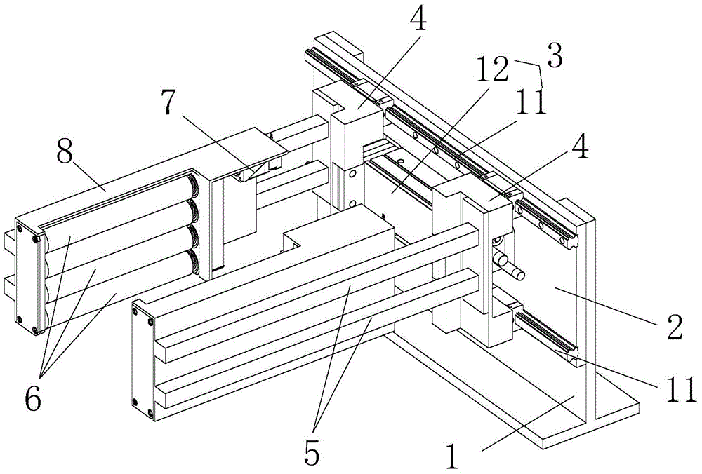 Rolling separating device for automatic PCB sorting machine