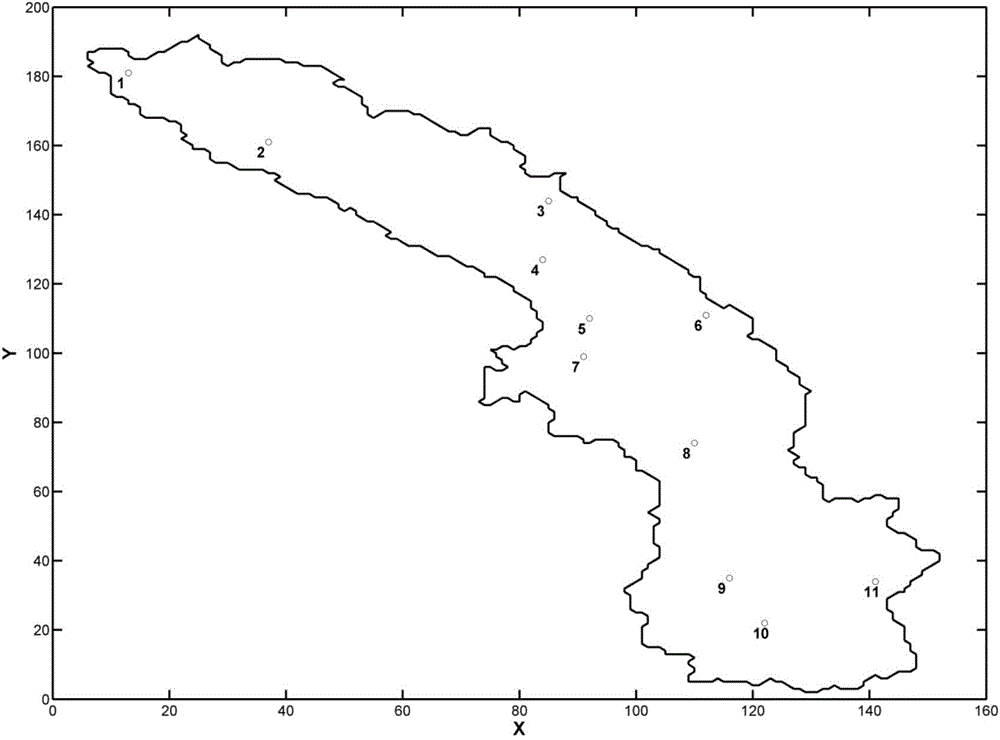 Rainfall spatial interpolation method based on optimized normal distribution empowerment