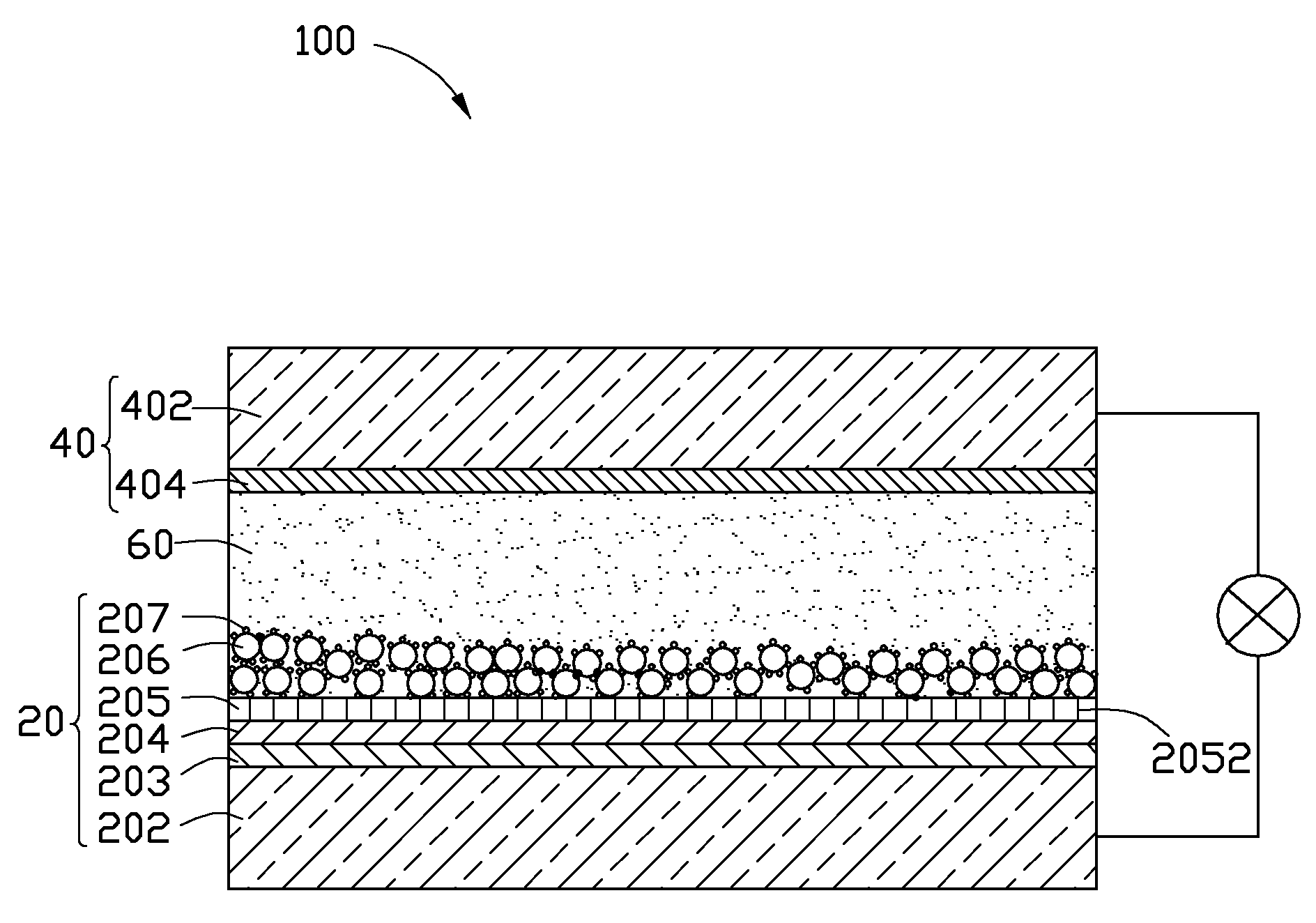 Working electrode, dye-sensitized solar cell having same and method for making same