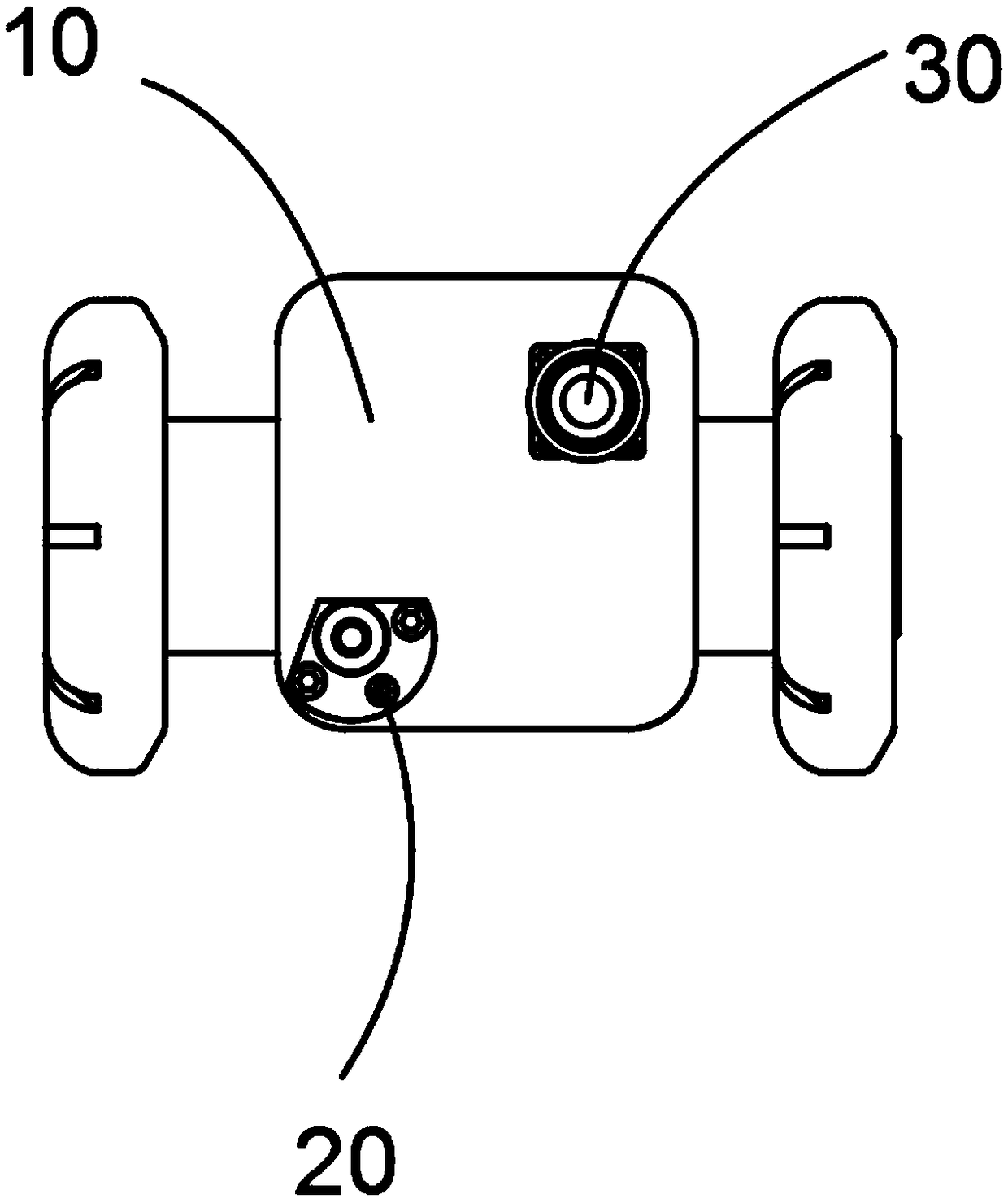 Cable pull force detection mechanism of pipeline crawling device