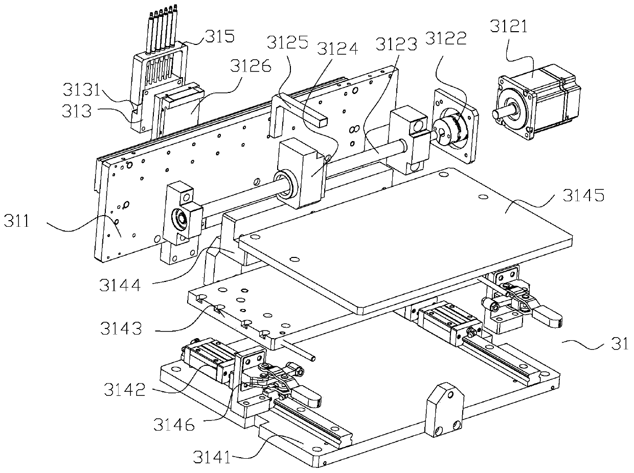 Transformer connection terminal cutting assembly device