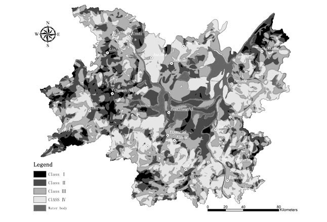 Multi-scale estimation predication method of geographic model