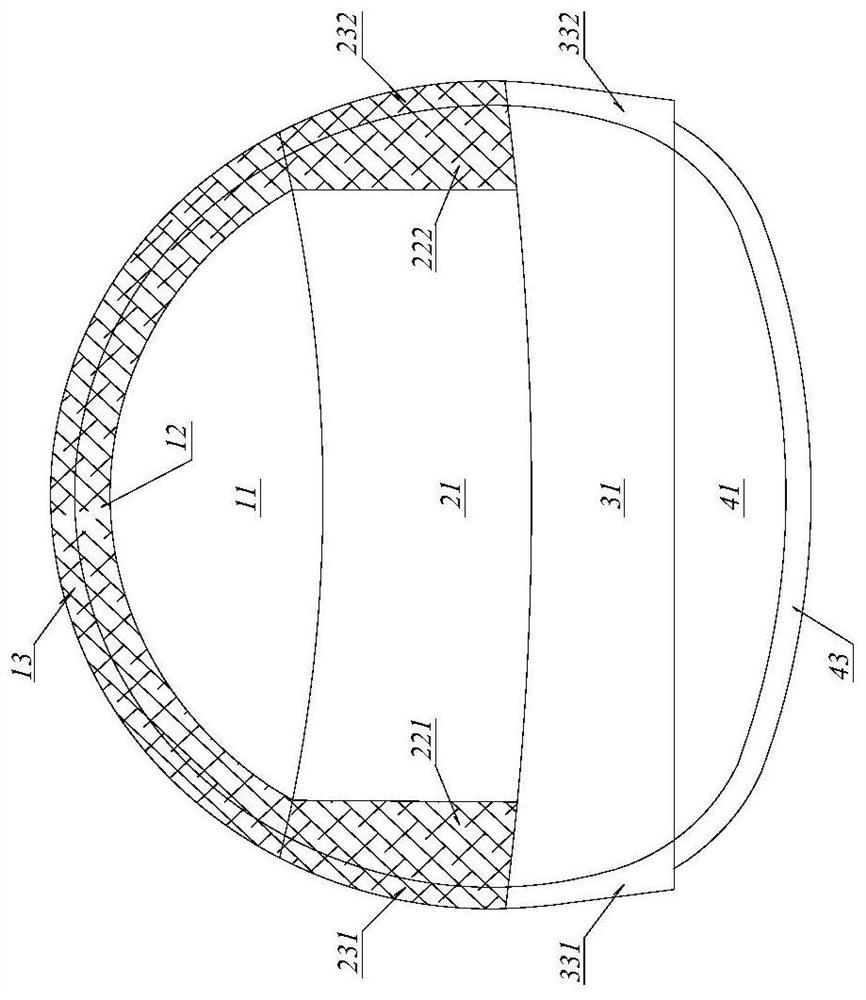 Milling and blasting combined construction method for water-rich sandy dolomite stratum tunnel