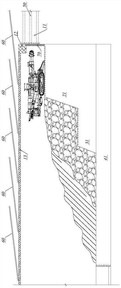 Milling and blasting combined construction method for water-rich sandy dolomite stratum tunnel