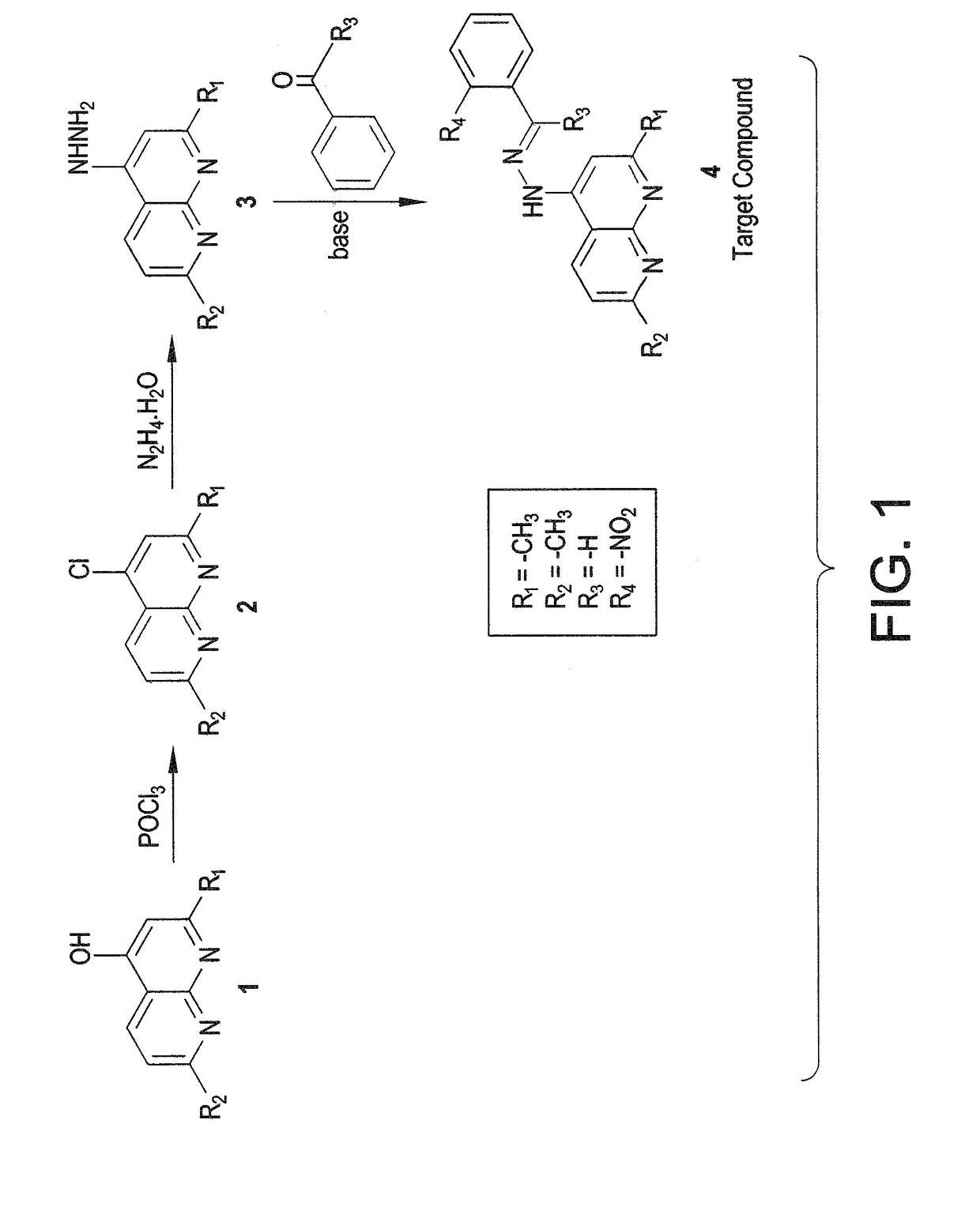 Naphthyridinyl hydrazine derivatives as potent peripheral analgesic agents