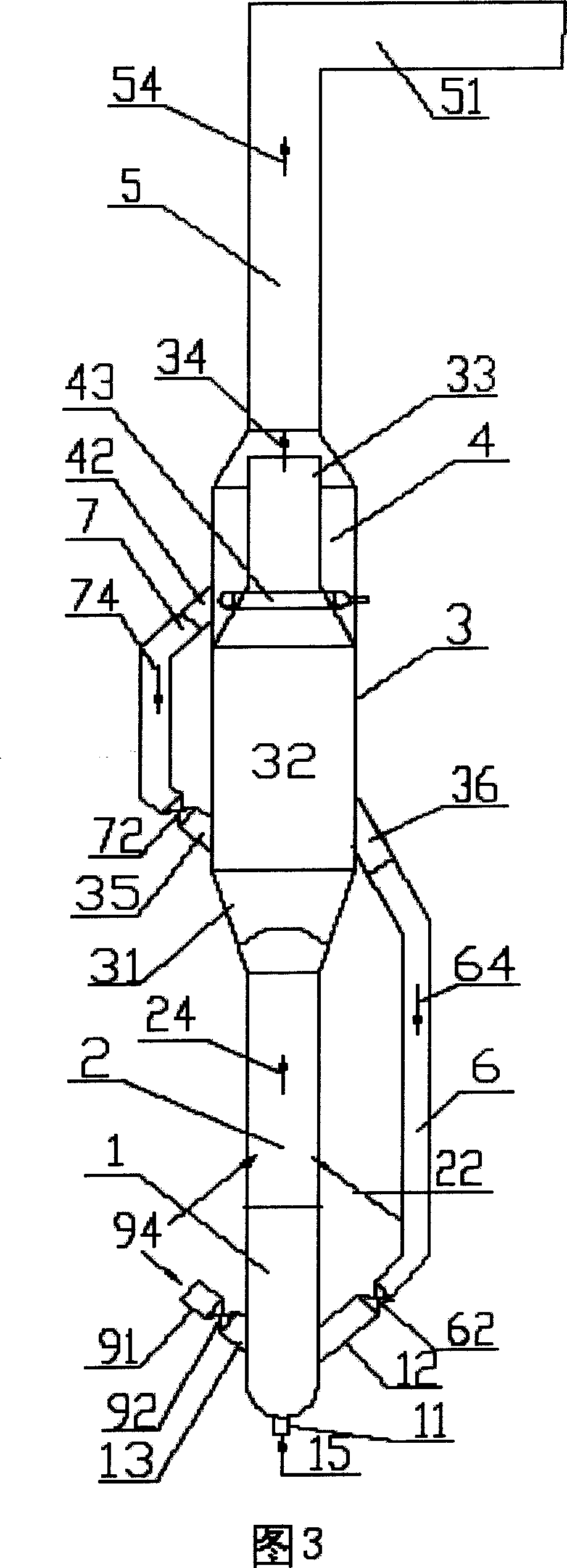 Low-temperature high agent-oil ratio catalytic conversion reaction method and reactor