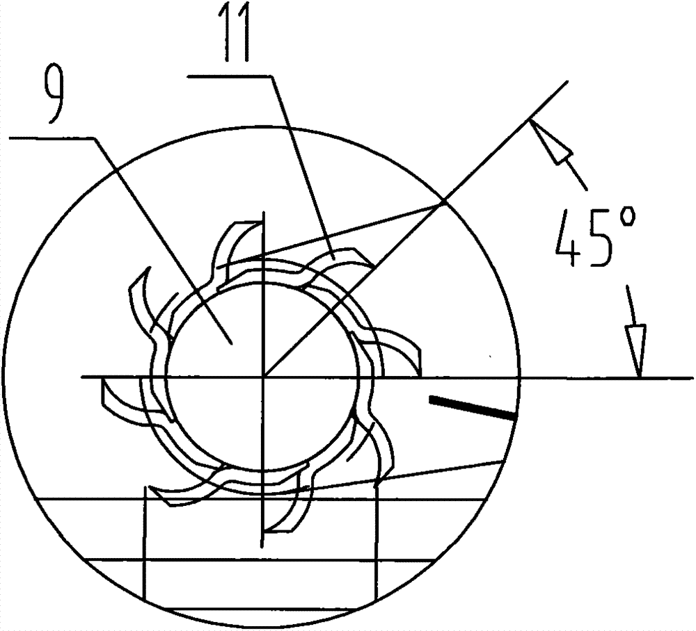 Straw strip collection type corn cutting table