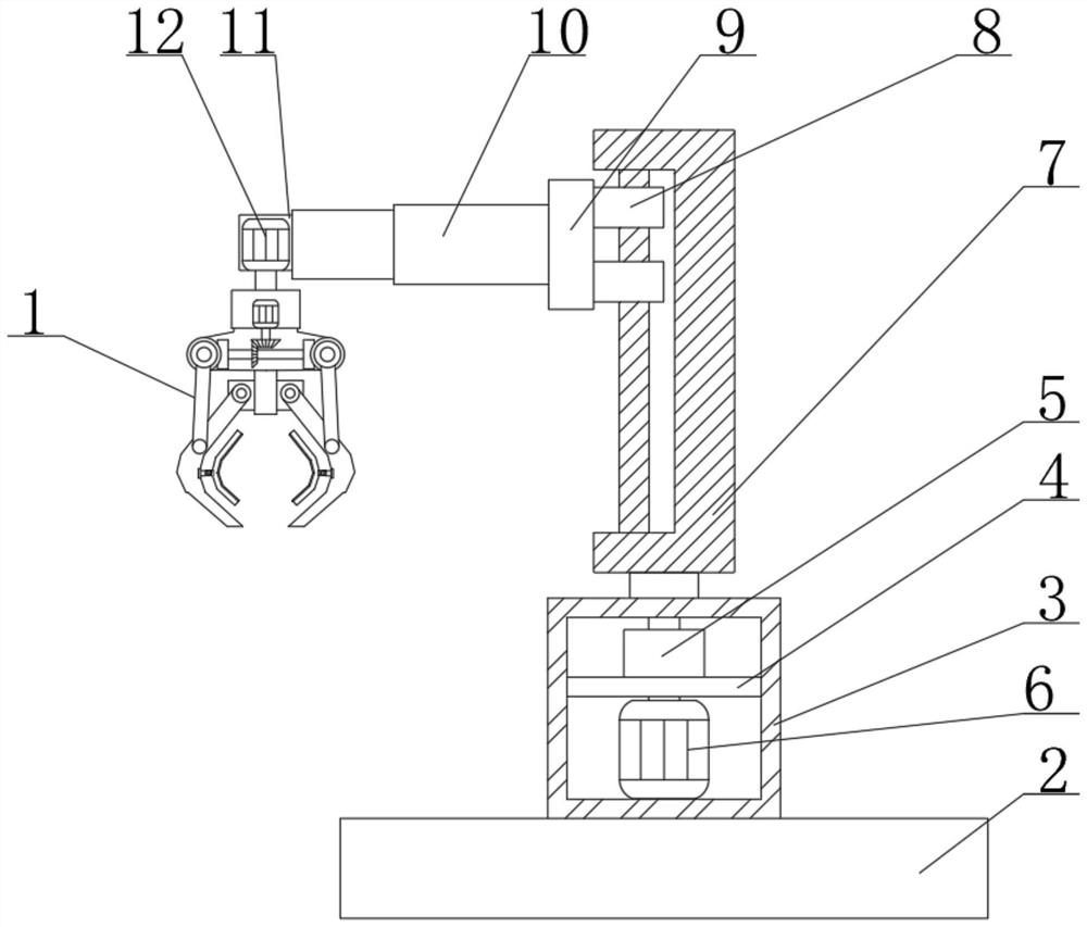 Mechanical gripper with buffering function