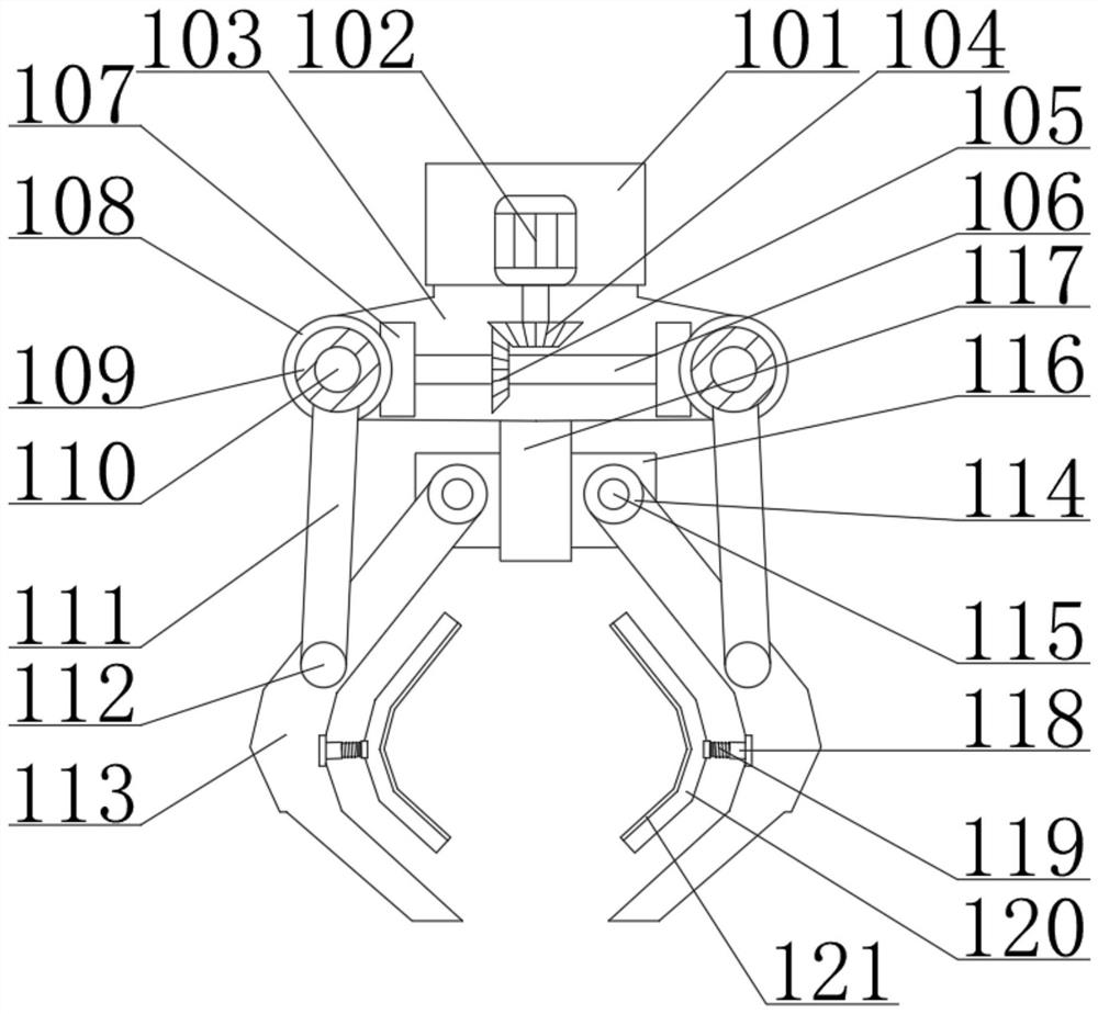 Mechanical gripper with buffering function