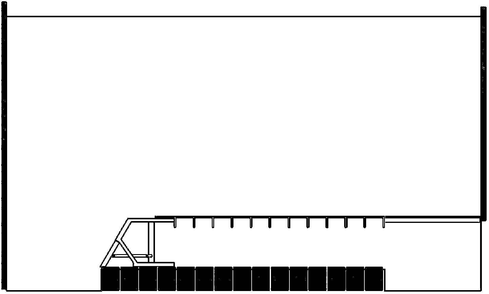 Fully mechanized caving top coal caving three-dimensional simulation experiment method