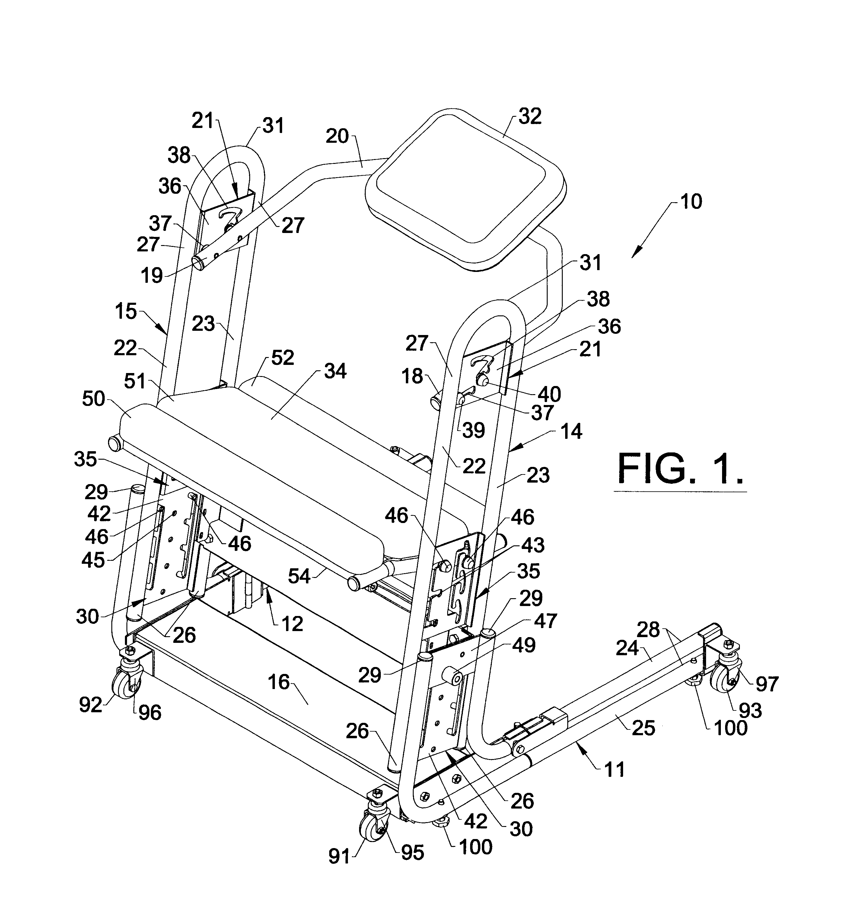 Body support for automotive mechanics