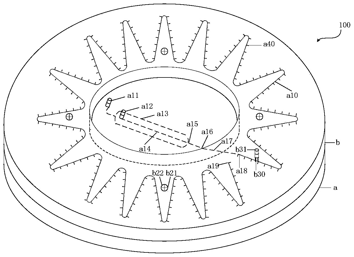 Microfluidic chip with controllable tube side