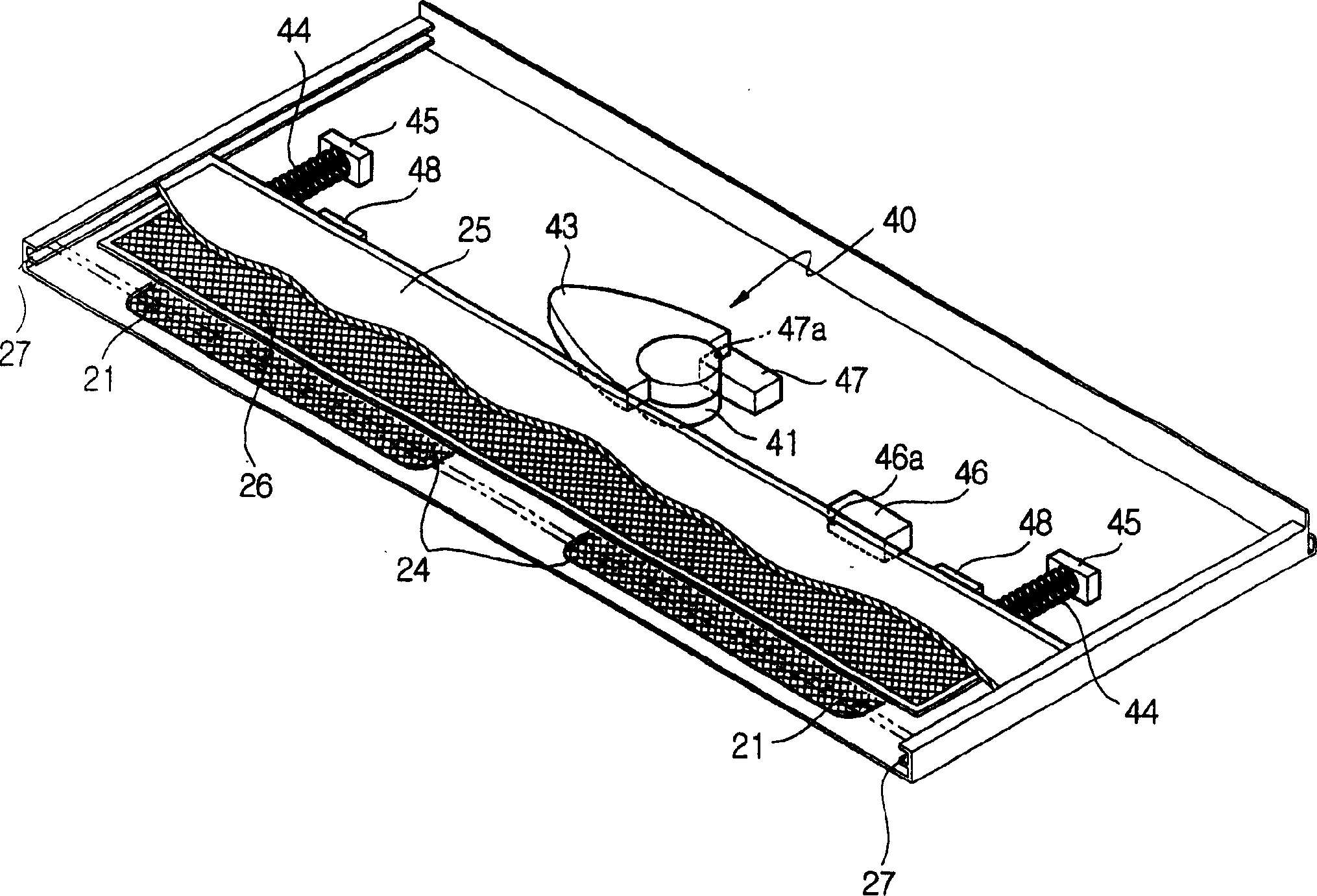 Wall mounting microwave oven