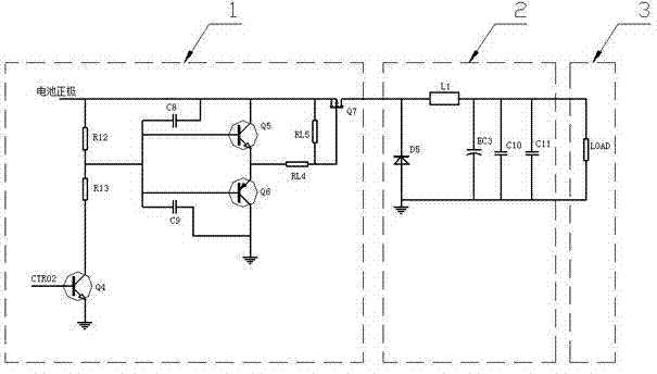 Automatic storage battery charging-discharging and capacity detection device