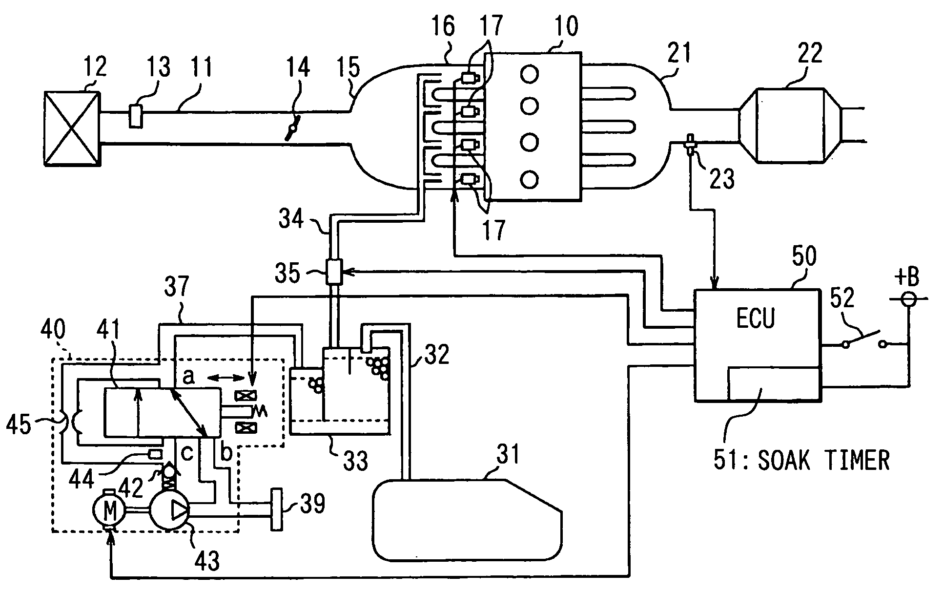 Apparatus for reducing hydrocarbon emission of internal combustion engine