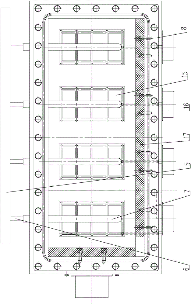 Simulating test method of CH4 layered displacement by CO2 in multi-layer superposed gas-containing system