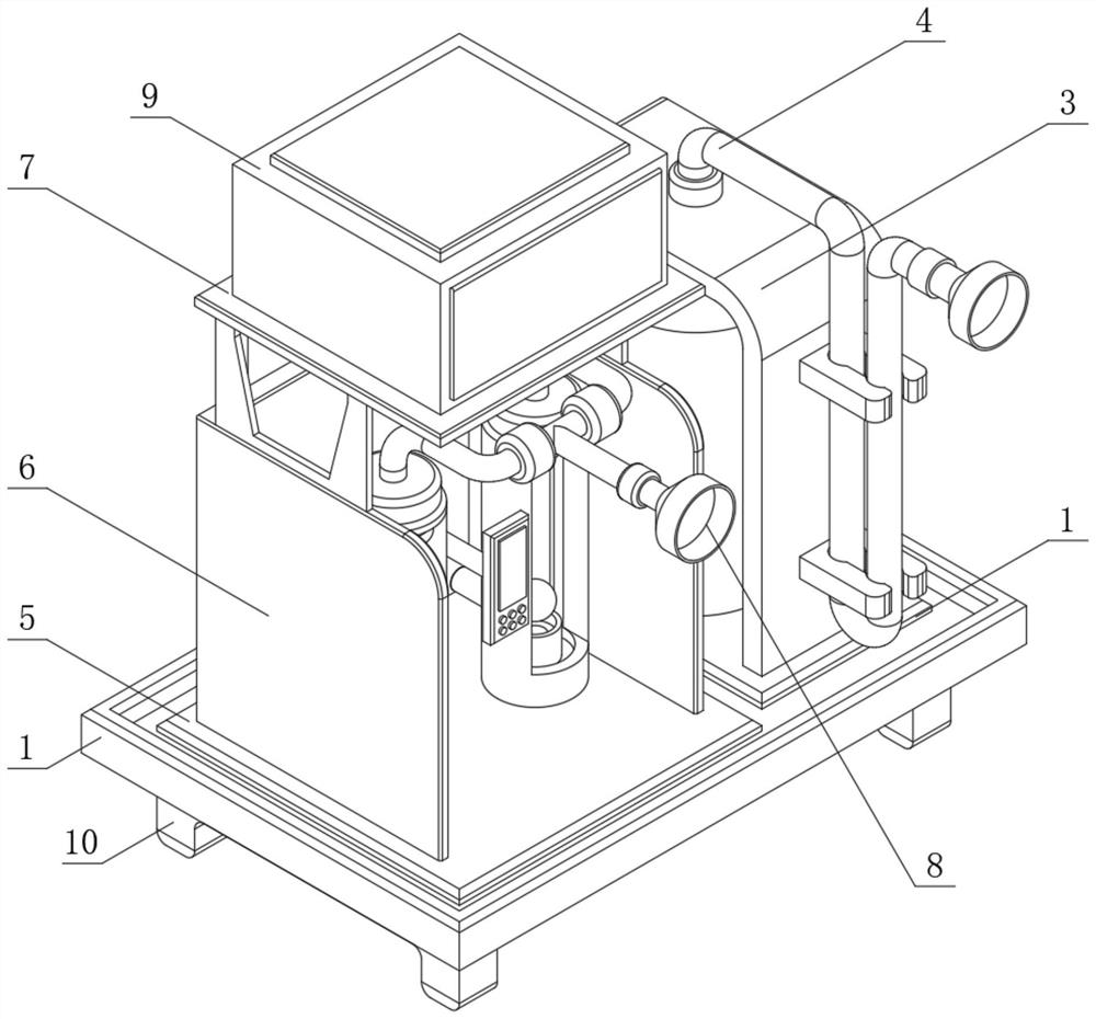 Respiratory training device for pneumology department and using method of respiratory training device