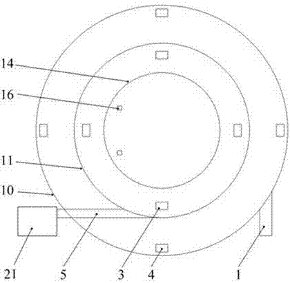 Pulping device capable of achieving solid-liquid separation and secondary air vortex breakdown