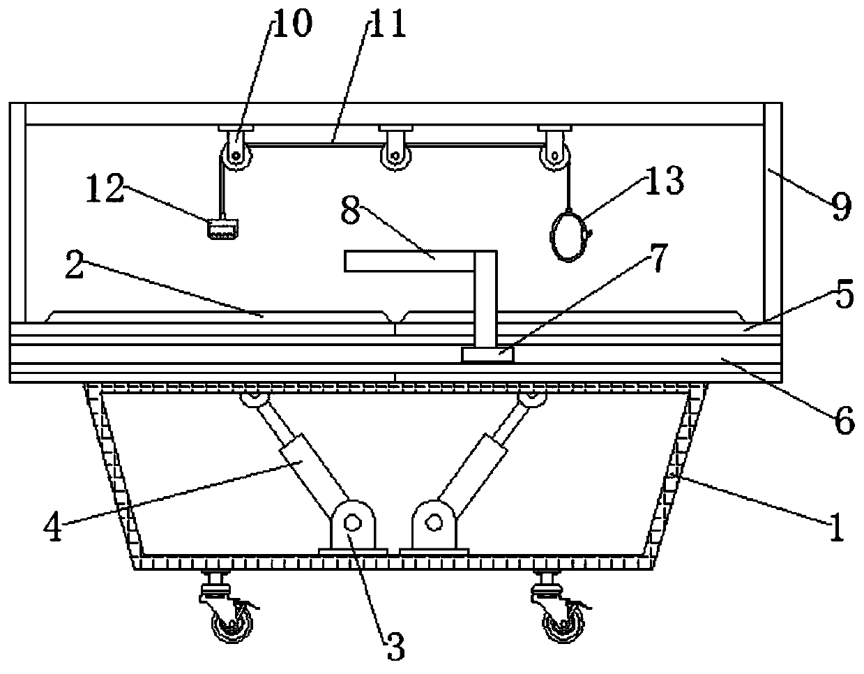 Movable limb apparatus for cardiovascular medicine department