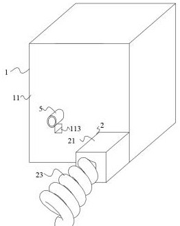 Damp-proof power distribution box with function of cutting off power in case of fire