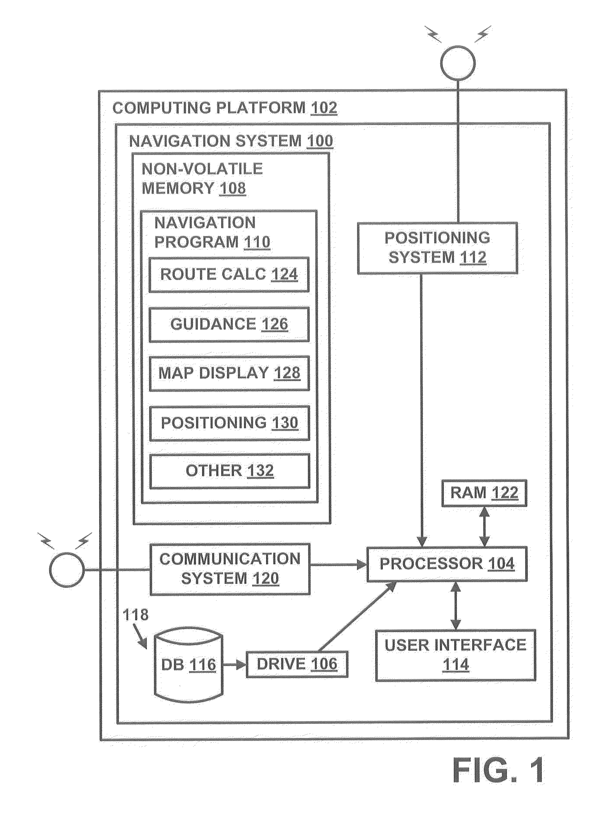 Method of Operating a Navigation System Using Images