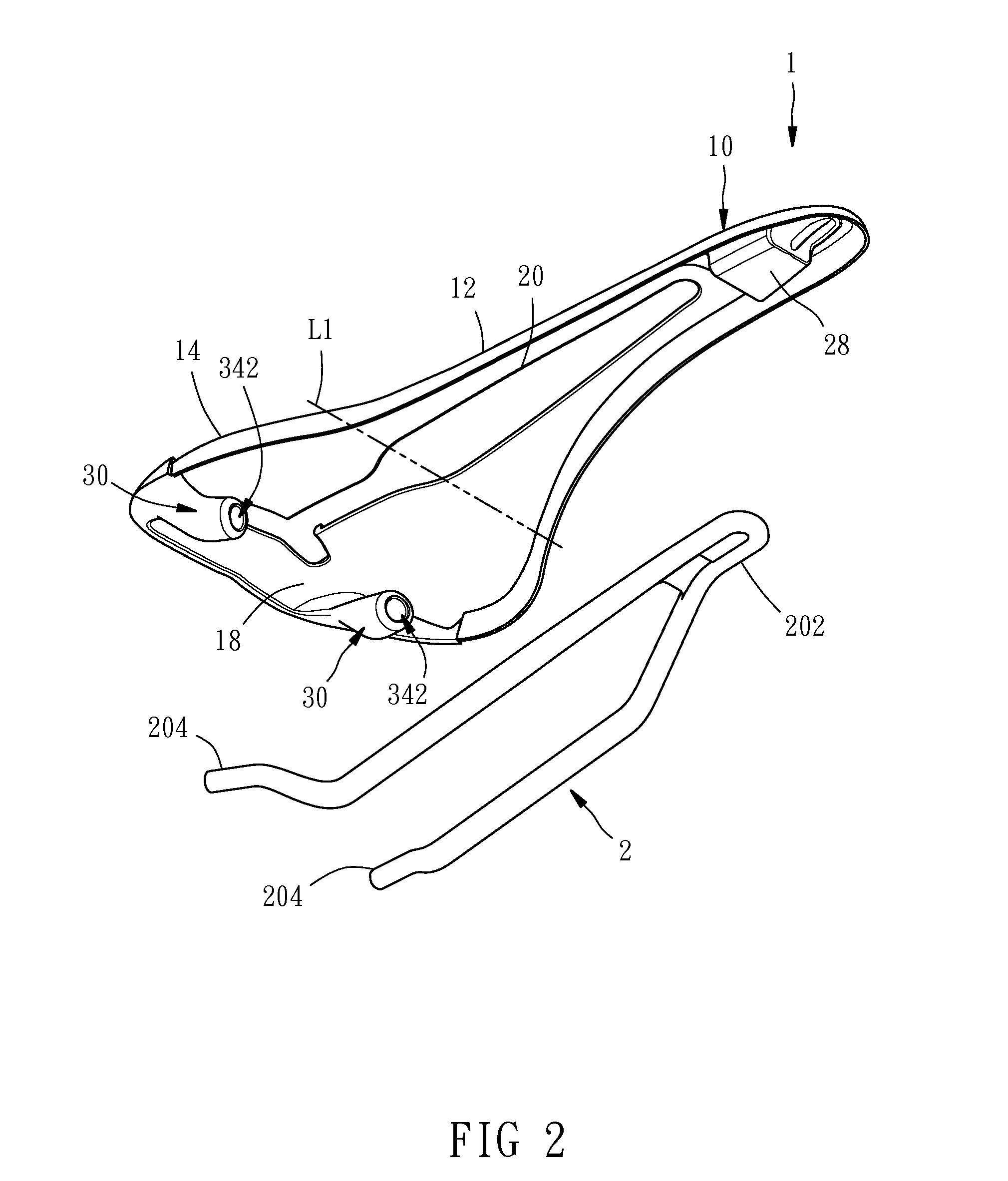 Shell for bicycle saddle