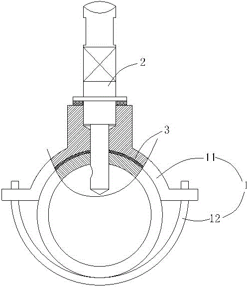 Pressure pipeline rapid pressure test joint and pressure pipeline rapid pressure test method