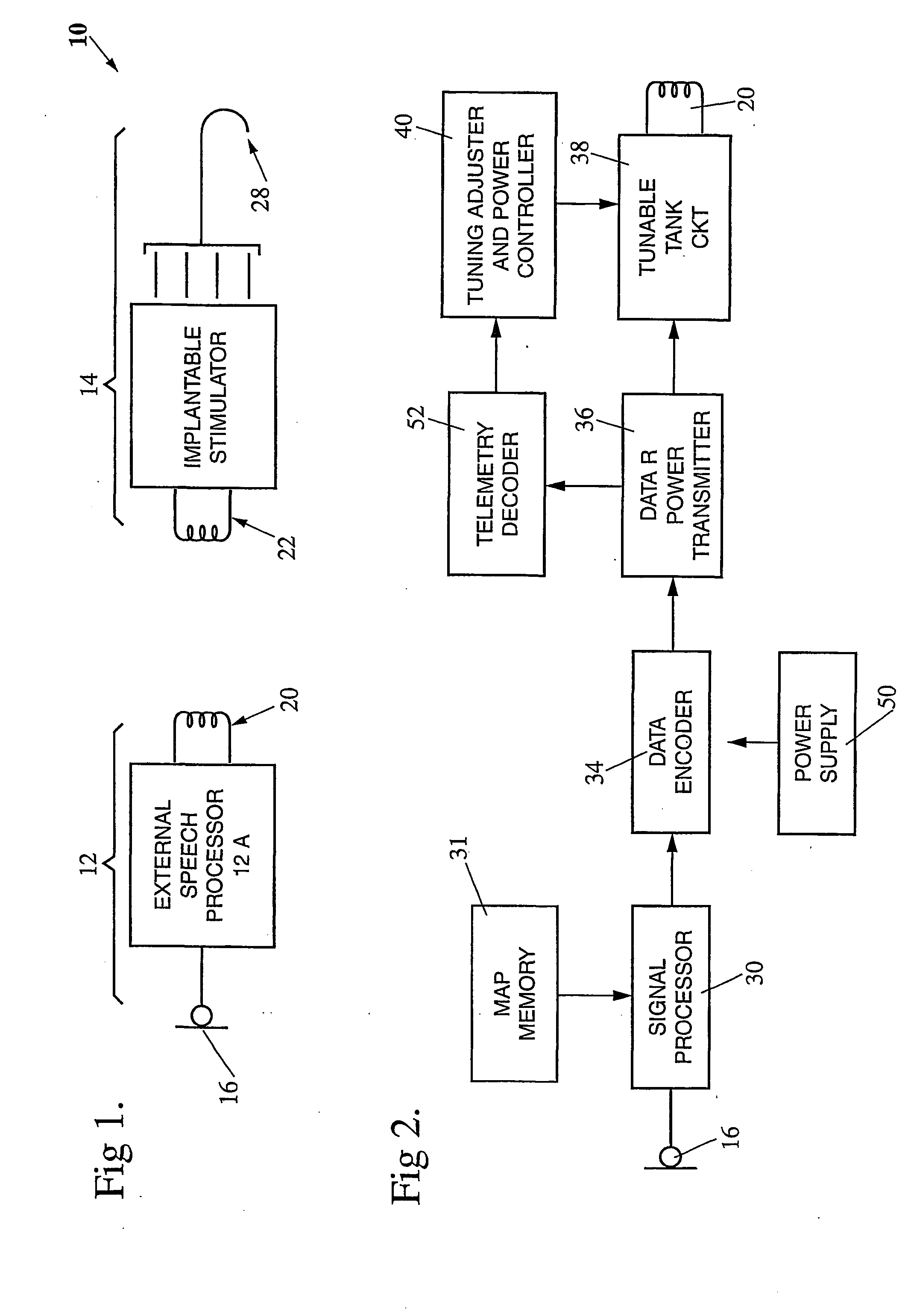 Transcutaneous power optimization circuit for a medical implant