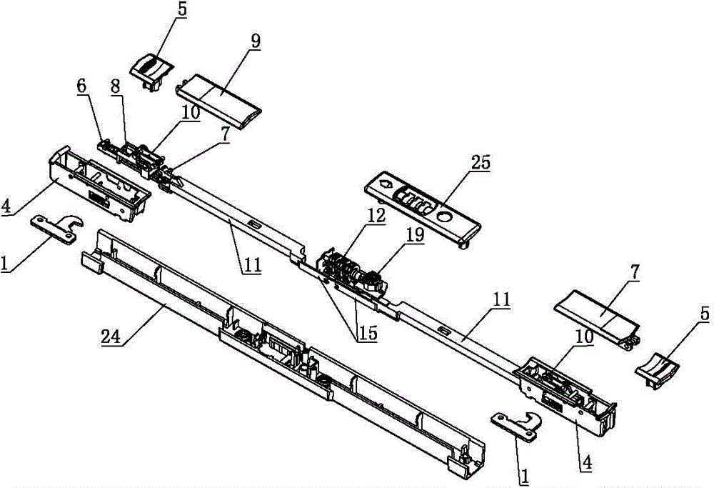 Thin bag coded lock