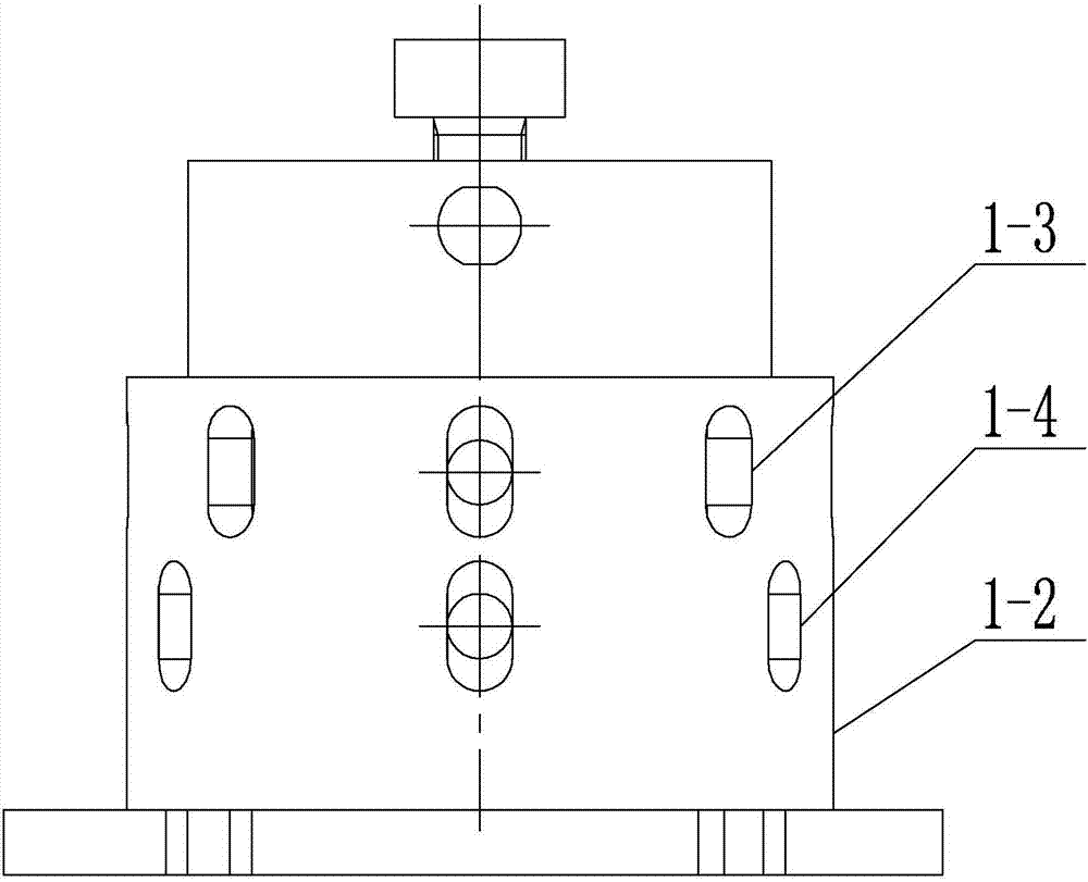 A clamping device for sharpening large-diameter taps with internal chips