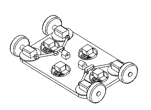 Multi-cavity crab-type negative-pressure wall-climbing robot