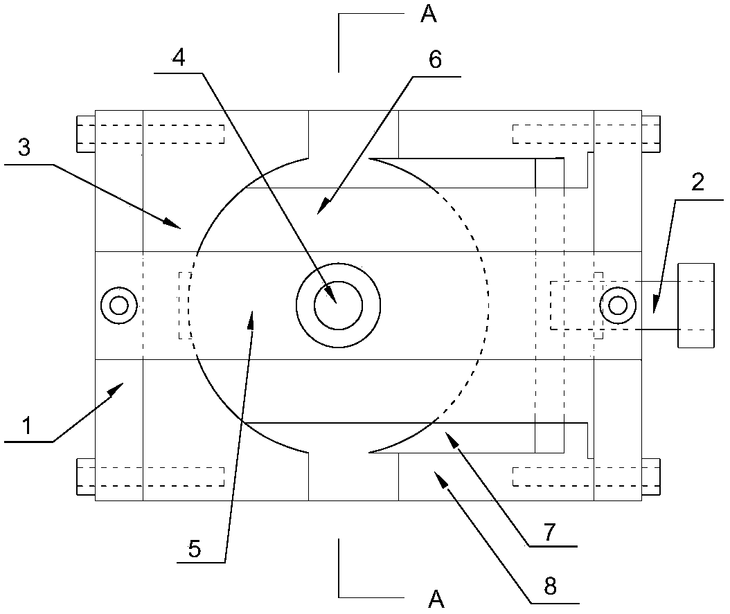 An indoor sample preparation device for repairing cracked rock samples based on slurry