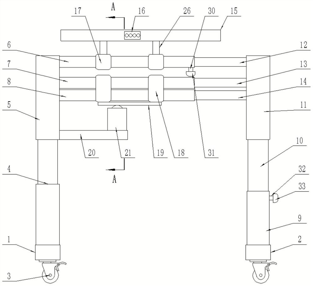 Multifunctional drawing table for industrial design