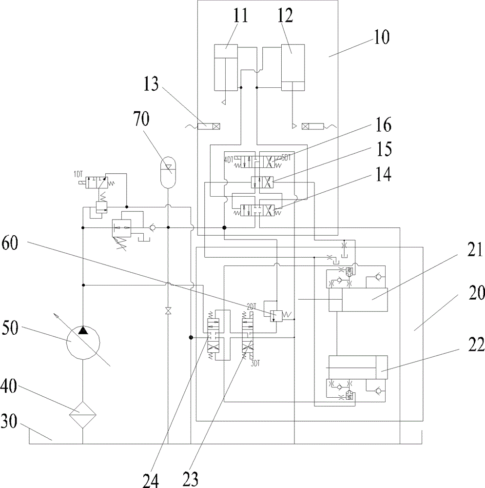 Ram concrete pump and its pumping control system