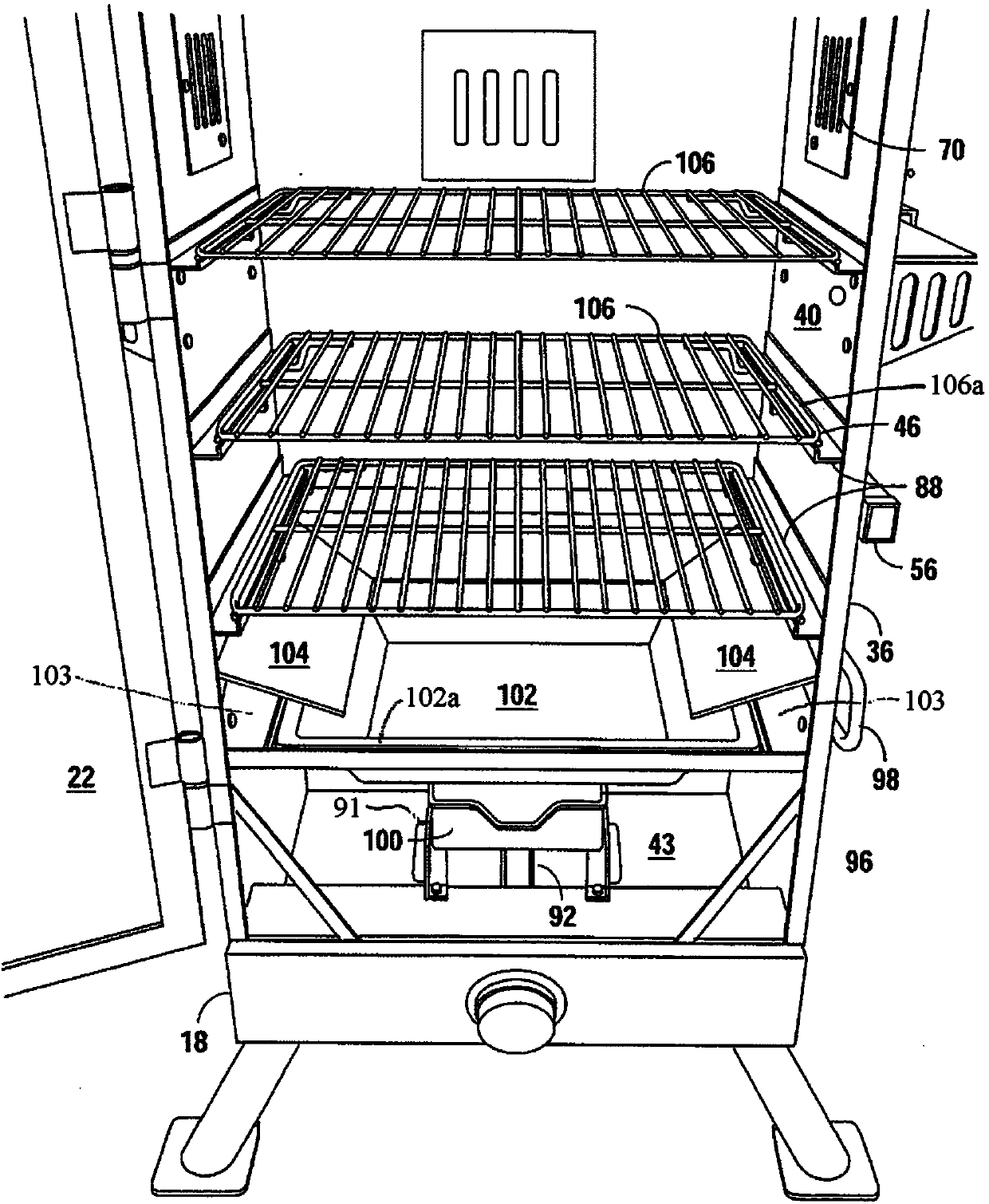 Apparatus For Cooking And Smoking Food