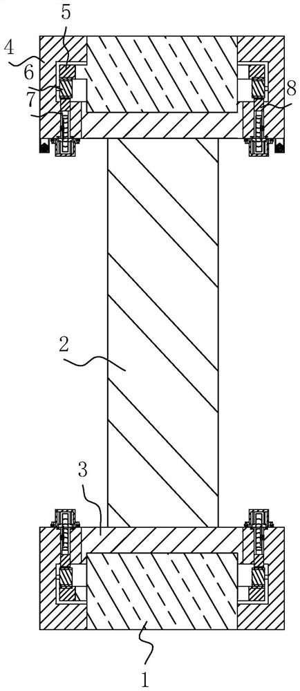 Steel window frame structure