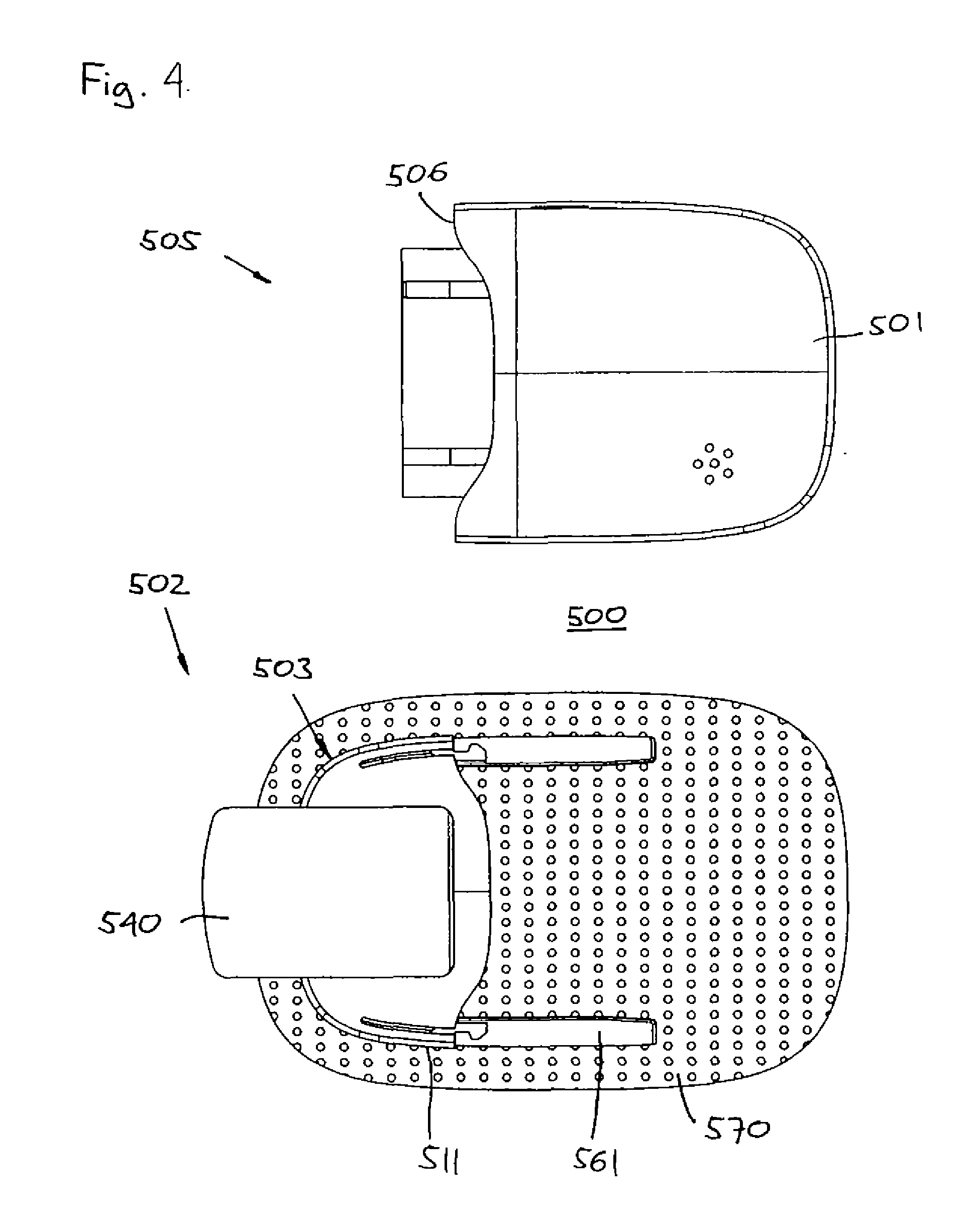 Ventilated Skin Mountable Device