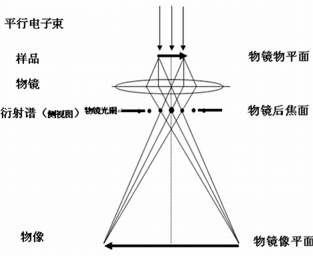 Transmission electron microscope objective lens diaphragm