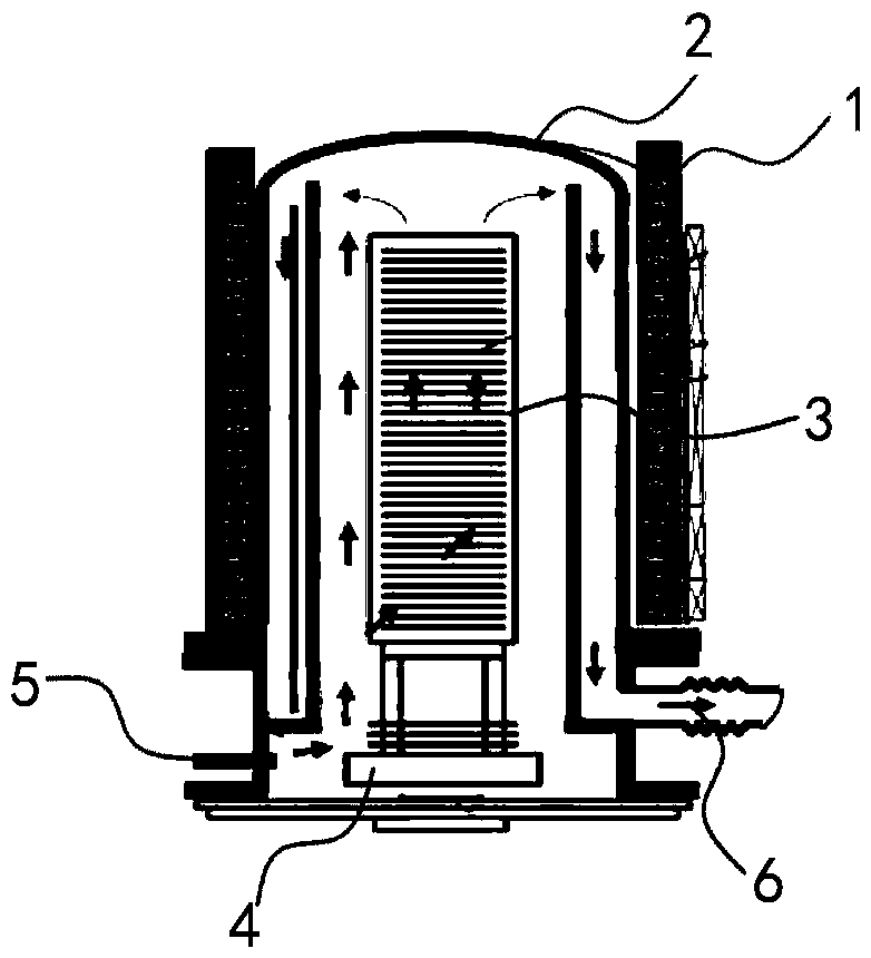 Sedimentation furnace tube