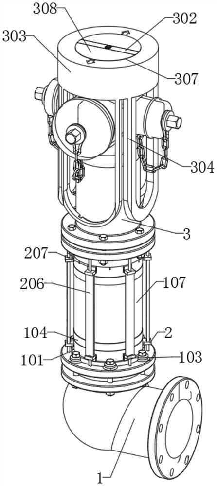 NB-IoT based intelligent fire hydrant structure with water pressure indication