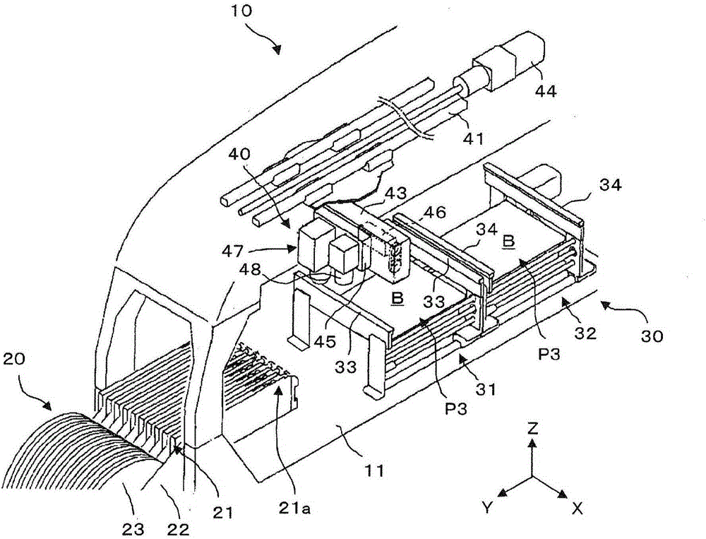 Component mounting device and method of calibration in component mounting device